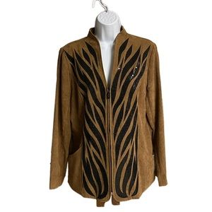 Bob Mackie Wearable Art brand jacket size M.